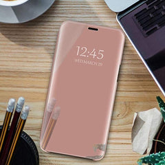 Samsung Galaxy A02s - Smart Clear View Fodral - Rosa