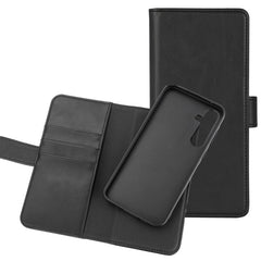 Samsung Galaxy A35 5G - Essentials Ekoläder 2-i-1 Löstagbart Plånboksfodral Svart