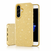 Samsung Galaxy A37 5G - 3in1 Glitter Elegant Mjuk Skal Guld
