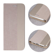 Samsung Galaxy A50 - Smart Senso Fodral Mobilplånbok - Guld