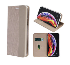 Samsung Galaxy A50 - Smart Senso Fodral Mobilplånbok - Guld