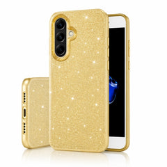 Samsung Galaxy A56 5G - 3in1 Glitter Elegant Mjuk Skal Guld