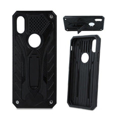 Samsung Galaxy M20 - Defender Skydd Skal med Stativ - Svart