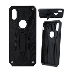 Samsung Galaxy M20 - Defender Skydd Skal med Stativ - Svart