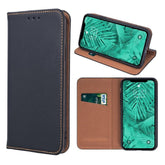 Samsung Galaxy S10 - Äkta Läder Mobilplånbok - Svart