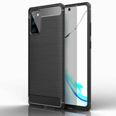 Samsung Galaxy S20 Plus - Flexibel Carbon Mjuk TPU Skal - Svart