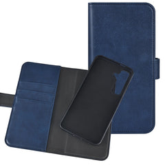 Samsung Galaxy S24 FE - Essentials Ekoläder 2-i-1 Löstagbart Plånboksfodral Blå