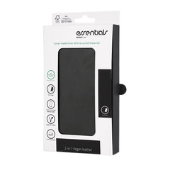 Samsung Galaxy S24 Ultra - Essentials Ekoläder 2-i-1 Löstagbart Plånboksfodral Svart