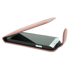 Samsung Galaxy S4 - DeLuxe Leather Fodral - Rosa