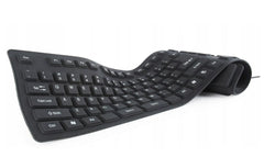 Silikon Tangentbord Vikbart Vattentätt / Dammtätt - USB-kontakt