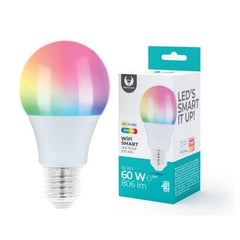 Smart RGB LED E27 Wifi Glödlampa 10W/60W, 806lm FOREVER