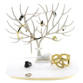 Smyckesorganisatör, Smyckesställträd, Jewelry organizer - Vit