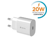 Snabbladdare för iPhone / Samsung 20W PD USB-C Väggladdare