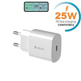 Snabbladdare för iPhone / Samsung 25W PD USB-C Väggladdare