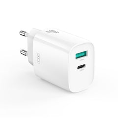 Snabbladdare 30W för iPhone / Samsung Dual Port USB-C med USB-C Kabel