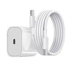 Snabbladdare för iPhone 17 / iPhone 16 / iPhone 15 med USB-C till USB-C Kabel