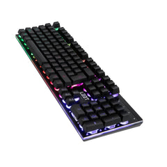 Speltangentbord OSEBERG Semi-mekaniskt, Engelsk & Arabisk layout, Regnbågs-LED