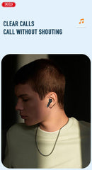 TWS Airpods BT 5.1 Stereo Hörlurar med laddbox XO - Svart