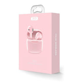 TWS BT 5.3 Stereo Hörlurar med laddbox XO - Rosa