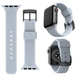 UAG Aurora Armband för Apple Watch 45/44/42mm – Silikon Soft Blue