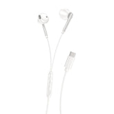 Apple iPhone 15/16/17 kompatibla USB-C In-Ear Hörlurar med Mikrofon EarPods