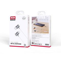 Apple iPhone 15/16/17 kompatibla USB-C In-Ear Hörlurar med Mikrofon -Silver