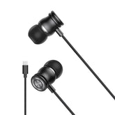 Apple iPhone 15/16/17 kompatibla USB-C In-Ear Hörlurar med Mikrofon - Svart