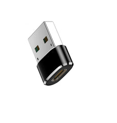 USB-C till USB-A Adapter OTG Adapter för Mobil, Surfplatta & Laptop Svart