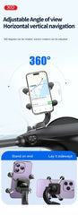 Universal 360-Rotera Cykel/motorcykel Mobilhållare 4.0" - 7.0"