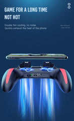 Universal Dual Fan Cooling Gamepad med 2500mAh Powerbank