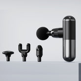 XO FG02 Fasciapistol – Trådlös Muskelmassager med 4 Massagehuvuden, 6 Hastigheter,