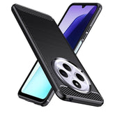 Xiaomi Redmi 14C - Flexibel Carbon Mjuk TPU Skal - Svart