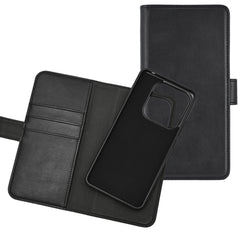 Xiaomi Redmi Note 14 - Essentials Ekoläder 2-i-1 Löstagbart Plånboksfodral Svart