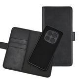 Xiaomi Redmi Note 14 Pro - Essentials Ekoläder 2-i-1 Löstagbart Plånboksfodral Svart