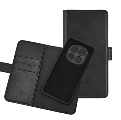 Xiaomi Redmi Note 14 Pro - Essentials Ekoläder 2-i-1 Löstagbart Plånboksfodral Svart
