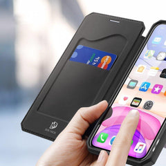 iPhone 11 Pro MAX - Dux DUCIS Skin-X Mobilplånbok - Svart