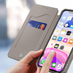 iPhone 11 Pro MAX - Dux Skin X Bookcase Fodralplånbok - Guld