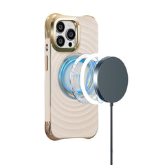 iPhone 12 / iPhone 12 PRO - MagSafe-kompatibel Circle Glam Mag Skal Rosa