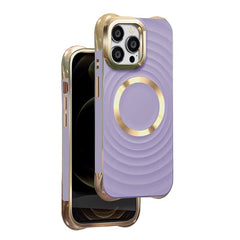 iPhone 13 PRO - MagSafe kompatibel Circle Glam Mag Skal Lila