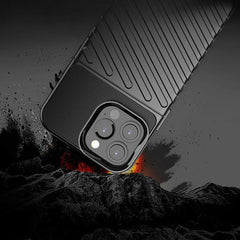 iPhone 13 PRO Max - Thunder Flexible Rugged Slim Skal - Svart