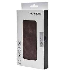 iPhone 13 Pro - Essentials Äkta läder 2-i-1 Löstagbart Plånboksfodral Grå