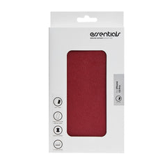 iPhone 13 Pro - Essentials Äkta läder 2-i-1 Löstagbart Plånboksfodral Röd