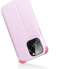 iPhone 13 Pro Max - Dux DUCIS Shockproof Mobilplånbok - Rosa