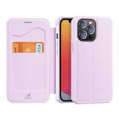 iPhone 13 Pro Max - Dux DUCIS Shockproof Mobilplånbok - Rosa