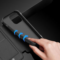 iPhone 13 Pro Max - Dux DUCIS Stötsäker Mobilplånbok - Svart