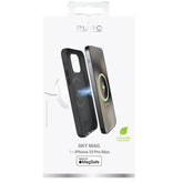 iPhone 13 Pro Max - Puro MagSafe SKYMAG Skal Leather Look Svart