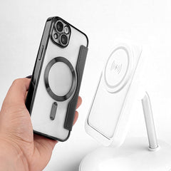 iPhone 13 Pro Max - Smart Chrome Mag Mobilplånbok - Svart