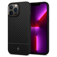 iPhone 13 Pro - Spigen Core Armor Matte Mjuk Skal - Svart