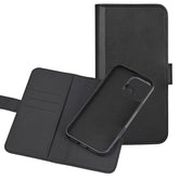 iPhone 14 Plus - DELTACO Ekoläder 2-i-1 Löstagbart Plånboksfodral, MagSafe-kompatibelt