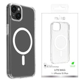 iPhone 15 Plus – Puro MagSafe-kompatibelt Transparent TPU-skal Stöttåligt